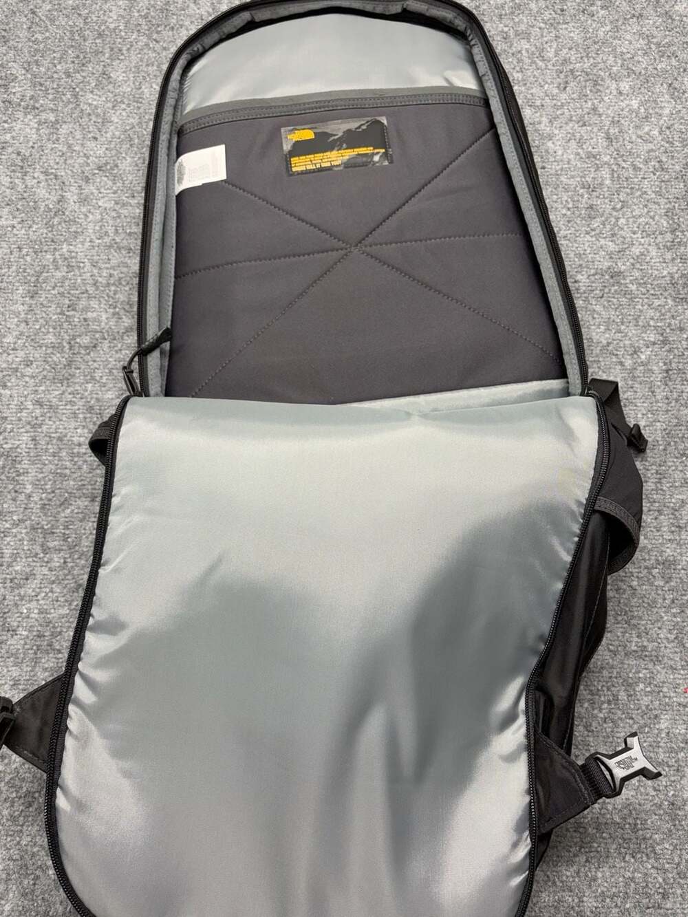 The North Face Surge FlexVent Everyday Backpack, laptop bag-Hike-black-mint-NWOT - Picture 13 of 16